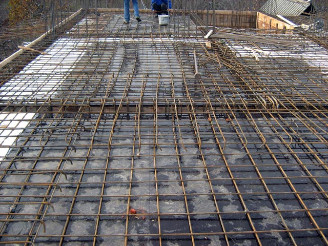 Armare placă din beton armat
